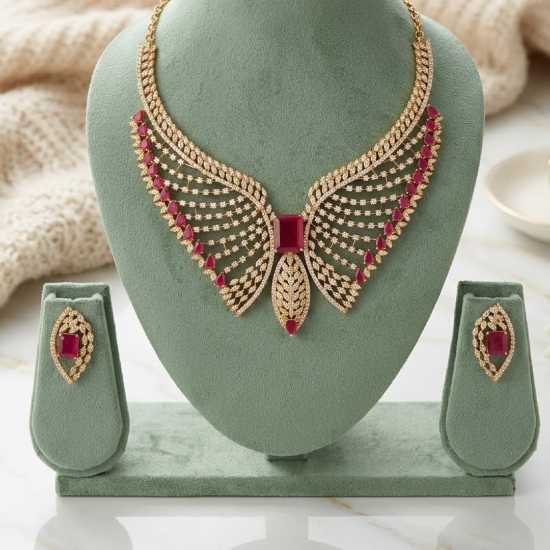 "The Eloura Seraphina" Neck set ( Butterfly Set )- E301EK
