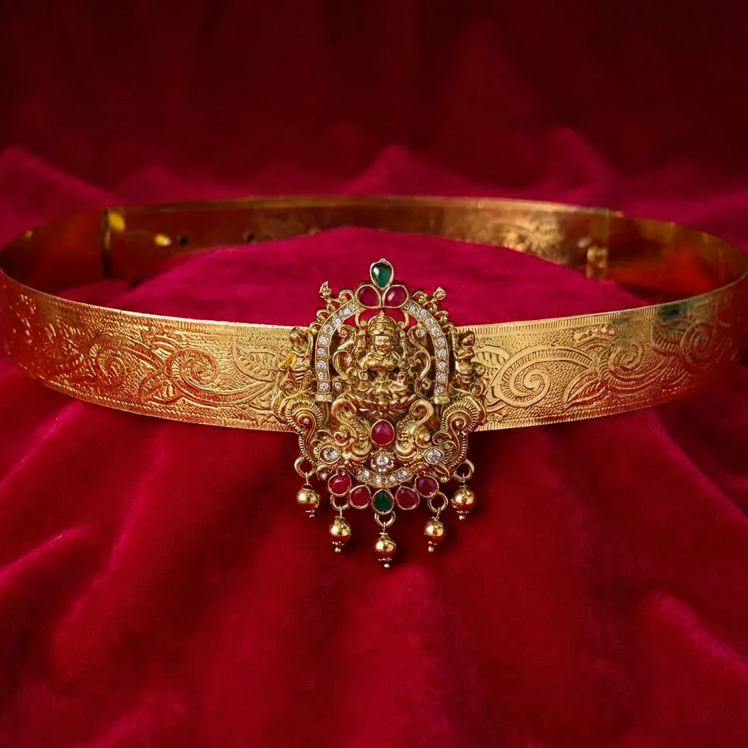 Eloura Edition Lakshmi Vaddanam – Traditional Bridal Waist Belt-E703DK